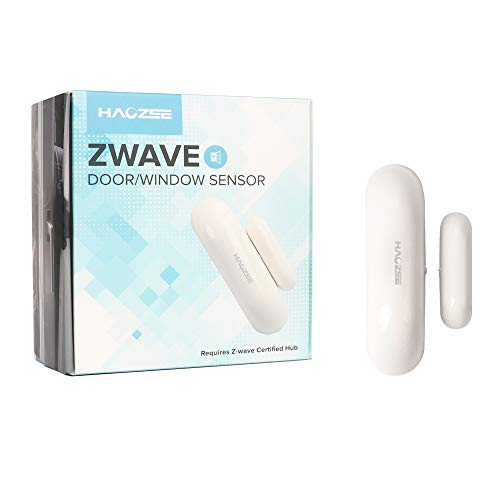 Haozee Z-Wave Plus Door/Window Sensor Z-Wave Magnet Lock Detector Battery Operated Smart Home AutomationÂ¡Â­