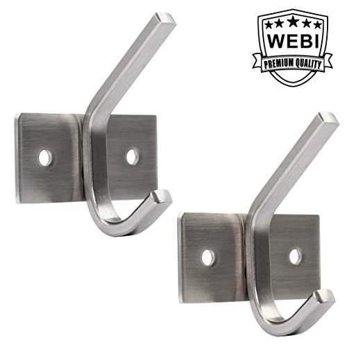 Robe hook, webi heavy duty brushed stainless steel 304 …
