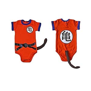 Amazon Com Dragon Ball Goku Baby Bodysuit Orange Color 3 Months Clothing Shoes Jewelry