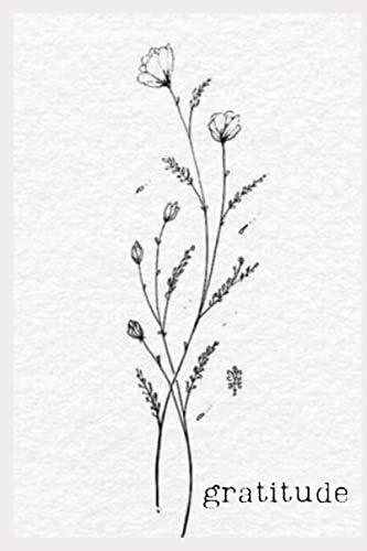 "gratitude": A minimalistic elegant precious gratitude journal for women. Perfect gift. 6x9 pocket size.