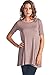 LeggingsQueen Women's Short Sleeve Swing Dress Tunic Top