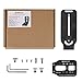 GEEKOTO L-Shaped Quick Release Plate Aluminum Bracket for DSLR and MLC Adapt Tripod Head with 1/4 Screw and ARCA Standard Head