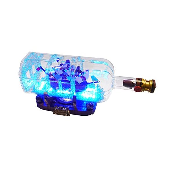Brick-Loot-Ship-in-a-Bottle-Lighting-Kit-for-Your-Lego-Set-21313-by-Lego-Set-NOT-Included