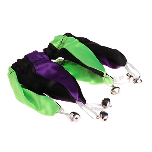 Junlinto Halloween Dog Collars Designer Elastic Pet for Puppy Cat Kitten with Bells Charm Green - Thumbnail 3