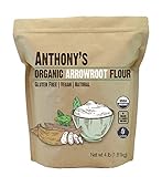 Anthony's Organic Arrowroot Flour, 4lb, Batch Tested Gluten Free, Non GMO