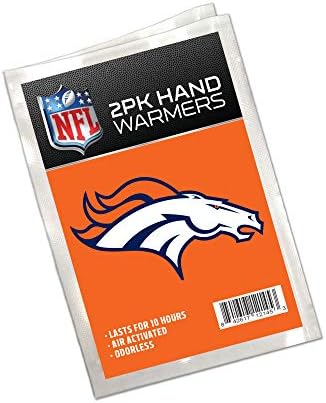 Worthy Promo NFL Winter Hand Warmers 20-Pack (10 Pair). Long Lasting 10-Hour Warmth, Air Activated, Odorless. Gifts for Men, Women. Tailgating Accessories, Stocking Stuffers.