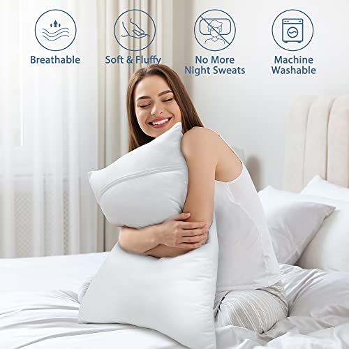 viewstar Queen Size Bed Pillows for Sleeping 2 Pack, Soft Down