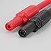 TKDMR Automotive Wire Piercing Probe - Wire Piercing Clip Puncture WireBack Probe Pins,Copper,Black and Red,Screw Thread,Use for 4mm Banana Extended Test Cable