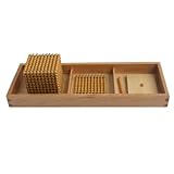 Montessori Introduction to Decimal Quantity with Tray
