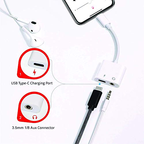 ایگرد قیمت و خرید Pro Headphone 3amp Aux Adapter Works For Apple Iphone 12 12 Pro 12 Pro Max 12 Mini Plus Usb C 3 5mm Audio Hi Power Charging Port Charge While You Listen