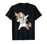 Pride LGBT Gay Be Lesbian Unicorn Dabbing Funny T Shirt