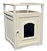 Merry Pet Cat Washroom/Night Stand Pet House, White