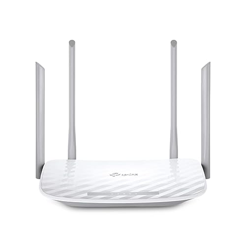 TP-Link AC1200 WiFi Router (Archer A54) - Dual Band Wireless Internet Router, 4 x 10/100 Mbps Fast Ethernet Ports, EasyMesh Compatible, Support Guest WiFi, Access Point Mode, IPv6 & Parental Controls