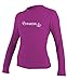 O'Neill Women's Basic Skins Upf 50+ Long Sleeve Sun Shirt, Fox Pink, Medium