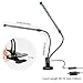 [2018 Upgraded] 18W Dual Head Timing LED Grow Lamp 36 LED Chips 2-Mode with Red/Blue Spectrum for Indoor Plants, Timer 3/6/12H, 5 Dimmable Levels, Adjustable Gooseneck