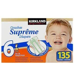 kirkland diapers size 6 120 ct