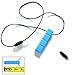 Quell-O Quad-Blockz Chewelry Oral Sensory Stimulation - Chew Necklace Tool For Mild Chewers Only - Tough, Blue