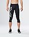 2XU Men's Hyoptik 3/4 Compression Tights