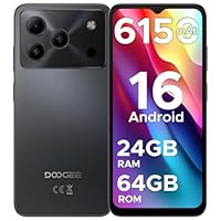 DOOGEE Note 56 Mobile Phones, Newest Android 16 Smartphone, 6150mAh, 8.45mm Ultra-Slim, 6.56