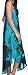 Sakkas 00831 Starlight Caftan Tank Dress/Cover Up - Turquoise/Blue - One Size