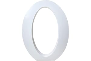 BENMACHU Wooden Letters O,8 Inch Big Wooden Alphabet Letters Unfinished Large Standing Letters Design for Wall Desk Decor,Party, Home Sign Board Decoration