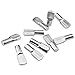 SOTOGO 120 Count Shelf Pins 5mm Spoon Shape Cabinet Furniture Shelf Support Pegs Nickel Plated