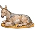 Roman Fontanini, Seated Donkey, 7.5" Collection, Nativity Figure, Made in Italy