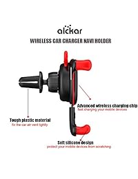 Soporte inalámbrico para cargador de coche aickar 10W, 10W