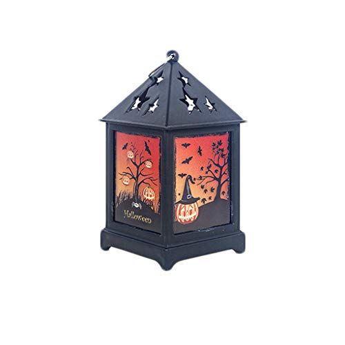 DondPO Halloween LED Pumpkin Light Lamp Lantern Party Lights Each for Indoor/Outdoor Holiday Party Decoration (MulticolorC)