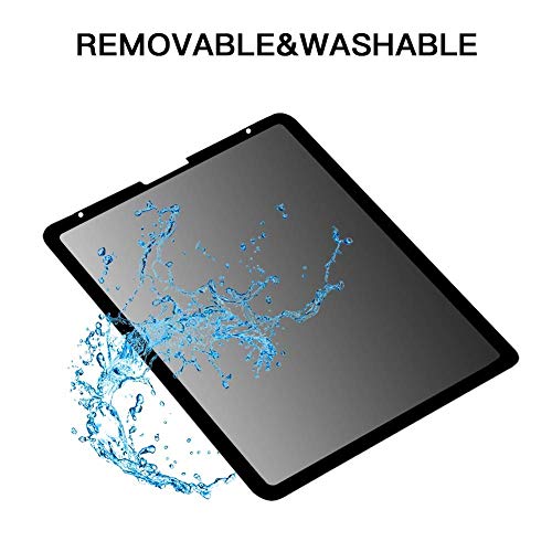 【 Fully Removable 】 iPad 12.9 Privacy Screen,ZOEGAA iPad 12.9 Removable Privacy Screen Protector Compatible with iPad Pro 12.9 inch 2018 Release【Anti-Spy Filter 】 Anti-Glare Compatible Apple Pencil