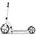 Goplus Kick Scooter for Kids Deluxe Aluminum 2 Wheels Glider Adjustable Height with Shoulder Strap and Kickstand Gift for Kids (White)