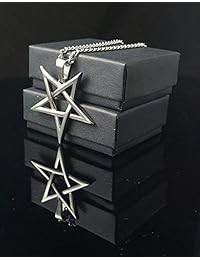 SigilofBaphomet  Pentagrama invertido de acero inoxidable 316L