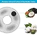 Kwyder Cat Fountain Filters-8 Pack, Pet Water Fountain Replacement Filters, Pet Fountain Filters Suitable for 1.6 L Flower Fountains and Most Same Size Cat Fountains, Coconut Activated Carbon Filters