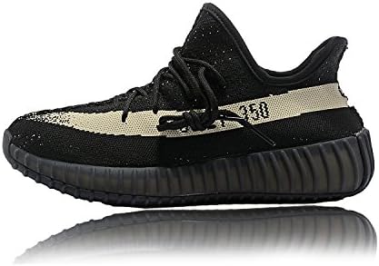 350 V2 Sneakers Men's Women's Athletic Sneakers Sports Trail Running Shoes (US 5.5 EUR 38, Black Beige)