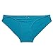 Queenie Ke Women's Comfort Cotton Rich Snug Fit Ultra Low Brief Panty Size L Color White Heart/Blue Stripe/Sky Blue/Ocean Blue 4 Pack