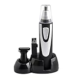 Nose And Ear Hair Trimmer,ETTG Portble Battery-Operated Trimmer Hairdresser Of Nose and Ear For Men(Black)