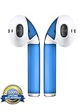 Airpod Skins Protective Wraps - Newest Model – Free Lifetime Replacements Included – Maximum Coverage Available (Cobalt Blue)