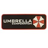 Umbrella Corporation Resident Evil Cosplay PVC Rubber 3D Hook-and-Loop Patch