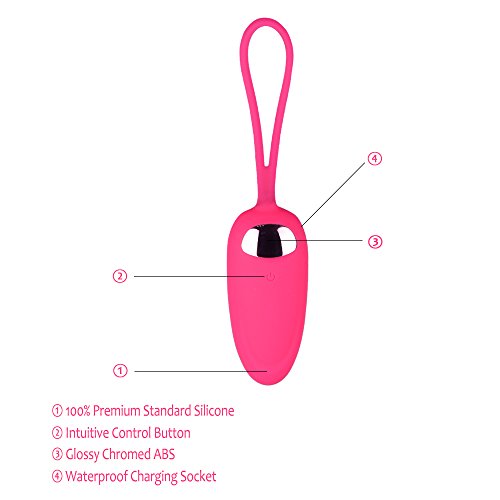 Bluesky Silicone Wireless Waterproof Wireless Massage Egg with Remote for Women