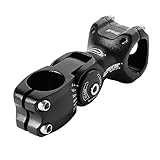 Trenztek Aluminum Alloy 0-60 Degree 110 mm Adjustable Bike Stem Riser Bicycle Handlebar Raiser Extender for MTB Mountain Bike, Road Bike