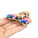 Opard Tri Fidget Hand Spinning Toy Rainbow Colorful Zinc Alloy for Child and Adult, 2 to 4 Minutes, Round, Colorful