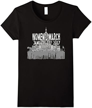 Women's WMW Women's March Jan 21st 2017 Solidarity Graphic T-Shirt  Medium Black