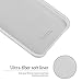 iPhone X Case, iPhone 10 Case, Muti-layer Matte Hard PU Leather Cover Shock Absorbing Case Microfiber Soft Lining Cloth Cushion Shell [Supports Wireless Charging] for Apple iPhone X 10 Edition (White)