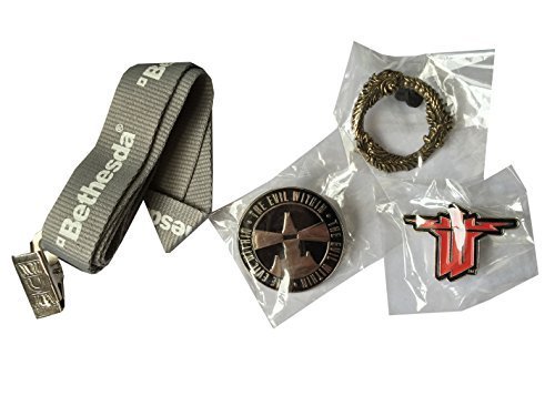 The Evil Within, Elder scrolls, Wolfstein, pins collectible Bethesda