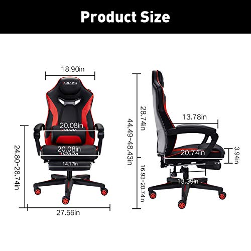 Hbada Gaming Chair Ergonomic Racing Chair HighBack Computer Chair with