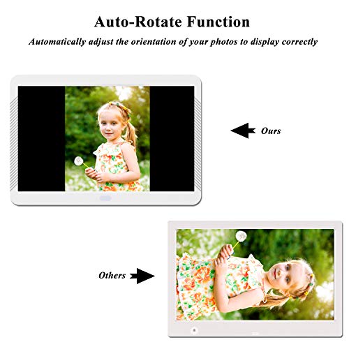 Atatat 8in Digital Photo Frame with 1920x1080 IPS Screen, Digital Frame Support Adjustable
