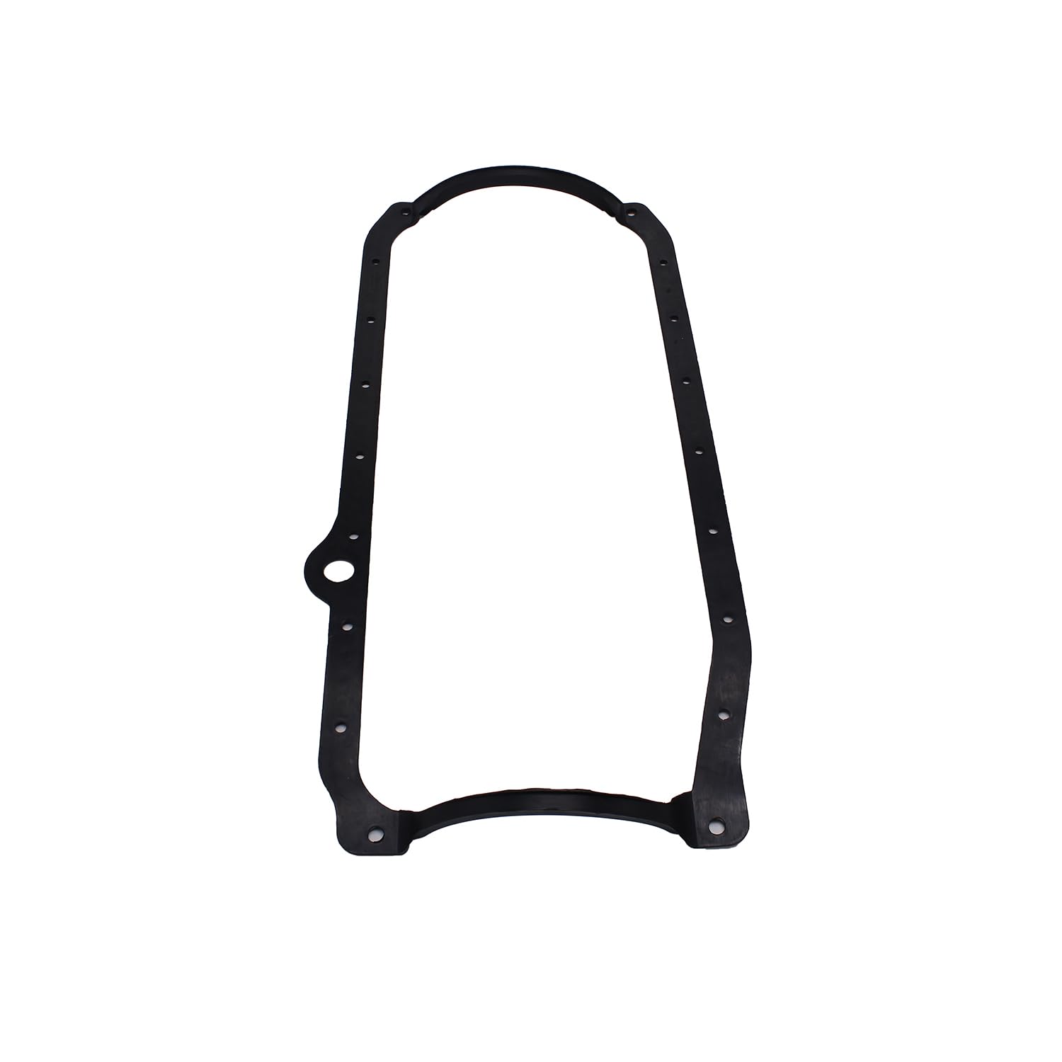 Photo 1 of 1 PC SHLPDFM Black Oil Pan Gasket 1 Piece Steel Core Rubber Gasket Fits for 1986-95 SBC Small Block Chevy 305 350