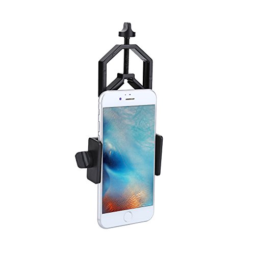 Richer-R Universal Cell Phone Photography Adapter Mount, Aluminium Alloy Telescope Universal Cellphone Mount Suitable for Monocular Rifle Scope Telescope - Thumbnail 2
