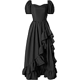Abaowedding Women Renaissance Dress Cottagecore High Low Costume Dress
