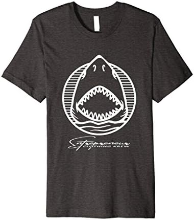 Mens Entrepreneur Clothing Krew, Sunset Shark 2XL Dark Heather
